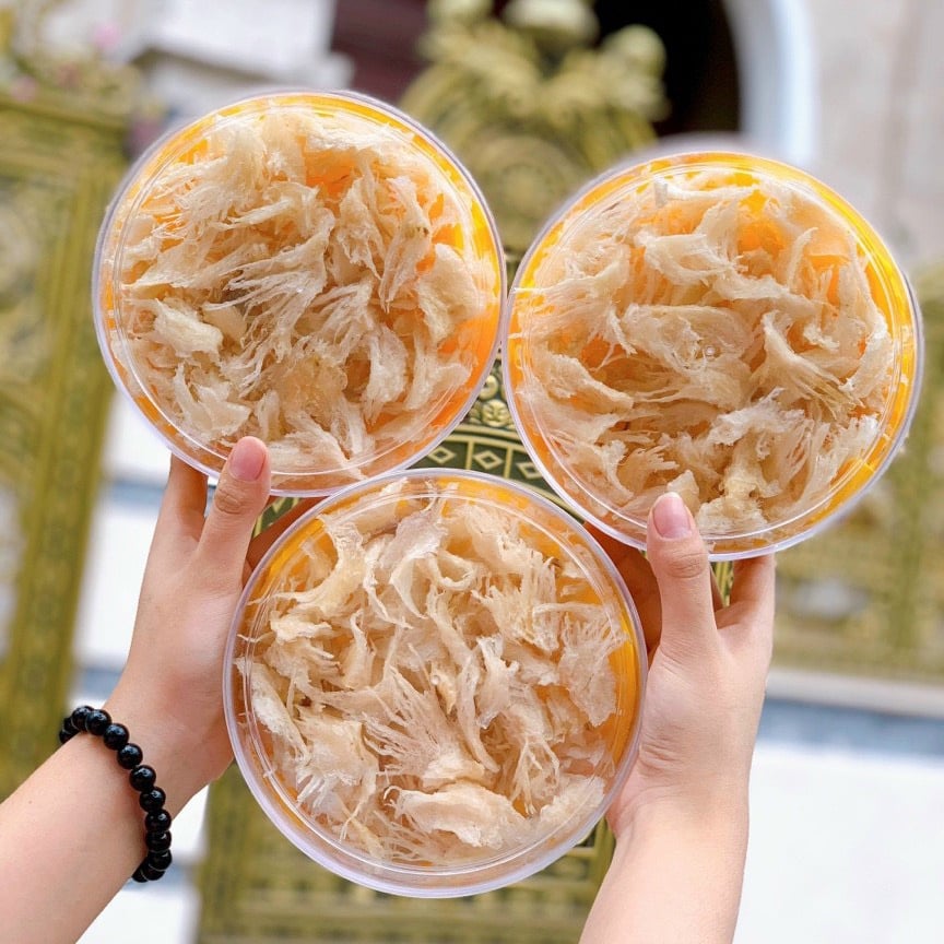 chân yến rút lông cao cấp 100g yến sào Biên Hòa